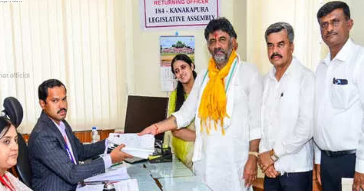 Karnataka polls: Shivakumar files nomination from Kanakapura,says Cong will cross 150 seats mark